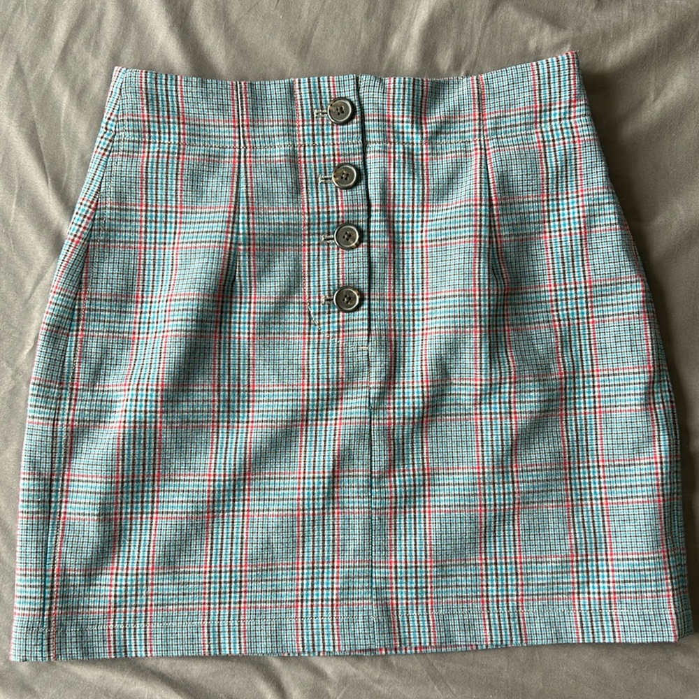 Aritzia - Little Moon Checked Skirt (Small)